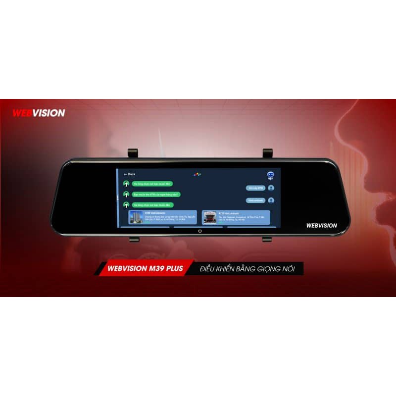 Camera Hành Trình Webvision M39 Plus Ra Lệnh Bằng Giọng Nói- Tặng thẻ 64gb + sim 4G