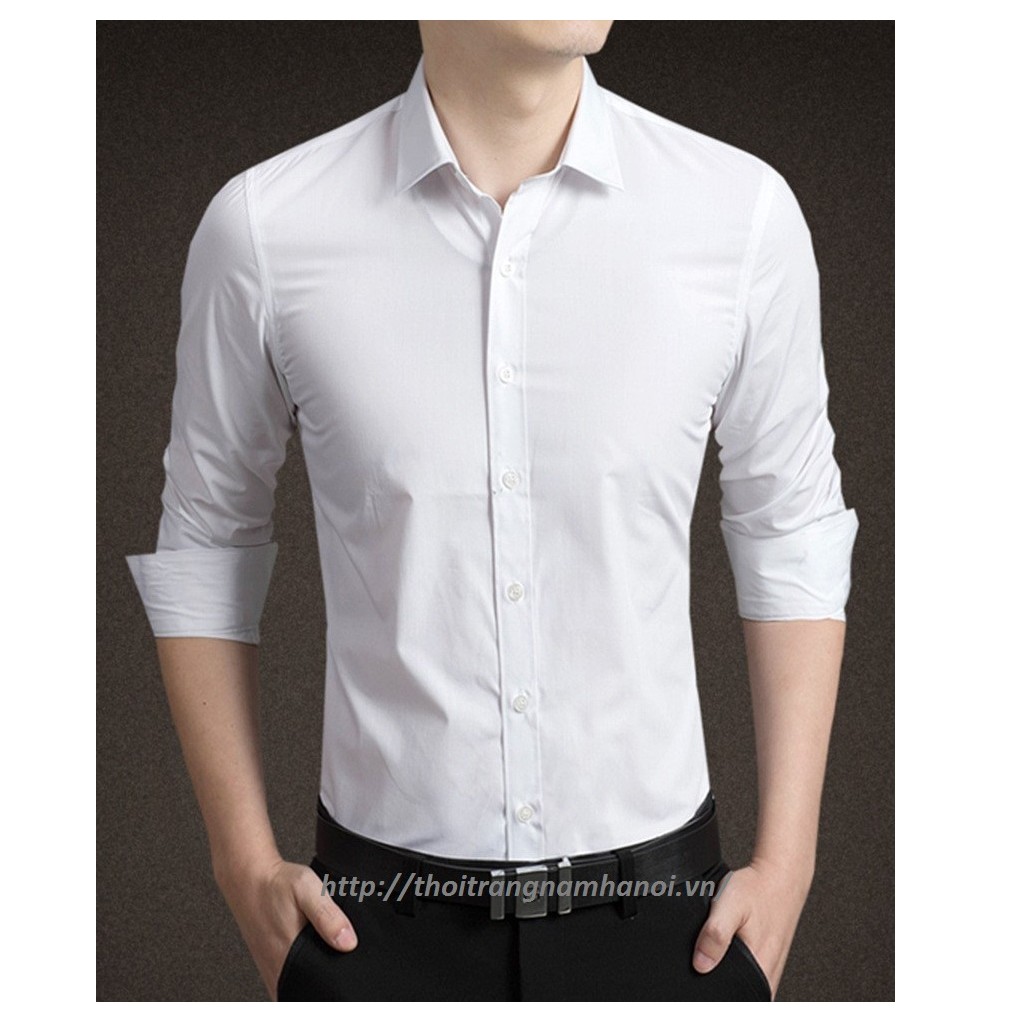 Áo Sơ Mi Nam Dài Tay ALLENSTORE Cao Cấp, Chất Lụa Chống Nhăn, Mát Mẻ, Tạo Sự Thoải Mái, Phong Cách Hàn Quốc, AL20