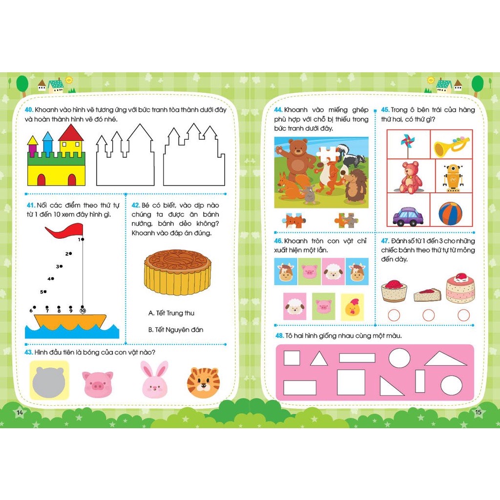 Sách Rèn Luyện Não Trái, Não Phải Sân Chơi Trí Tuệ Dành Cho Trẻ - Bộ 3 Cuốn Cho Bé Từ 3-6 Tuổi