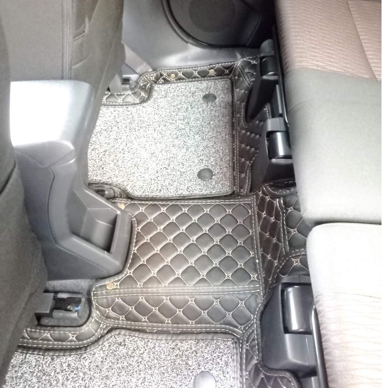 Thảm lót sàn ô tô 6D cho Toyota Veloz thảm da pu không mùi không thấm nước phủ kín 90% sàn xe