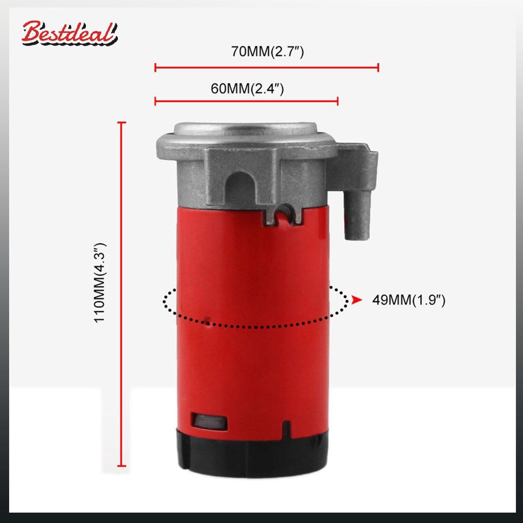 Máy Bơm Khí Nén 12v Hình Ốc Sên Nhỏ Gọn