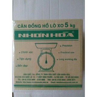 Cân đồng hồ Nhơn Hòa 5kg, 2kg giá 175k