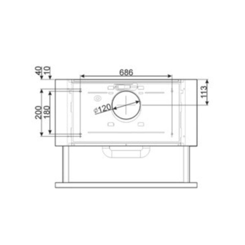 [FREESHIP HCM] Máy hút mùi âm tủ Hafele KSET92E 536.84.872 - Màu Bạc - Công Suất 304 m3/h