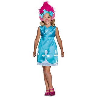 Hm1070 đầm hóa trang nhân vật poppy phim trolls cho bé gái kèm cài tóc