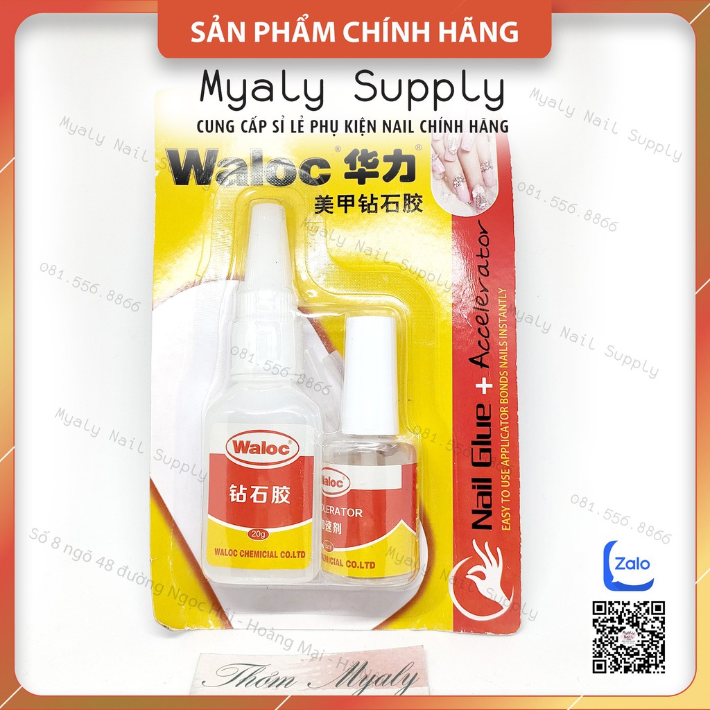 Keo Bê Tông Nail Waloc Dán Móng Đính Đá SP000169
