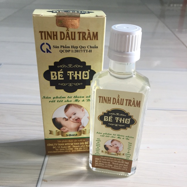 Dầu tràm bé thơ Huế nguyên chất chai 50ml 120 sale còn 95