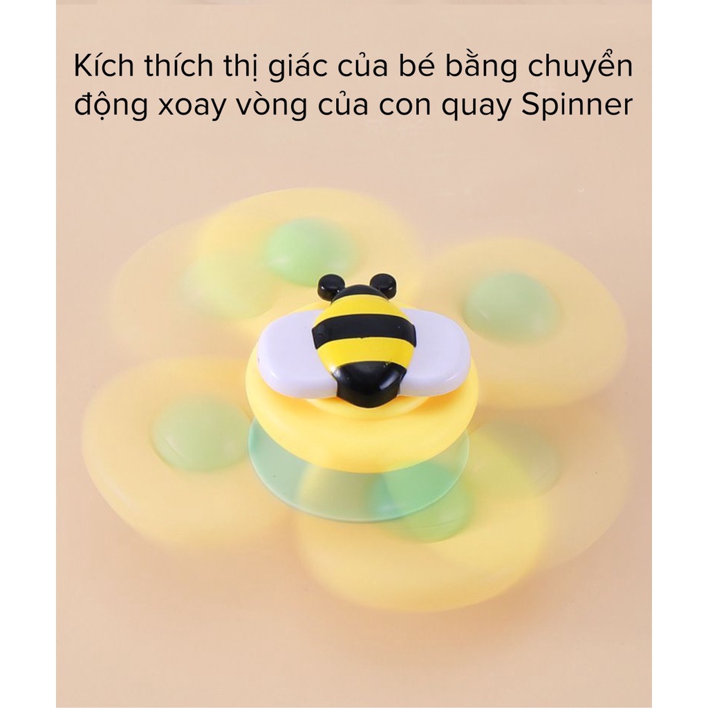 Đồ chơi con quay vui nhộn, con quay Spinner cho bé hình động vật dễ thương Master Kids