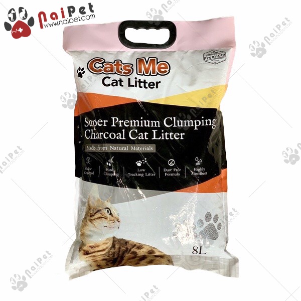 Cát Vệ Sinh Cát Đất Sét Nhật Đen Cats Me Cat Litter 8L CDS001