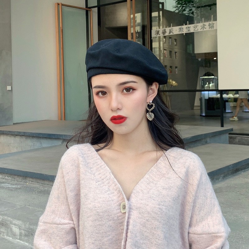 [Thanh lý - Dọn kho] Mũ nồi beret hàn quốc chất kaki nhiều màu