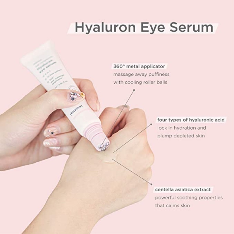 Kem dưỡng mắt Hanskin Real Complexion Hyaluron Eye Serum