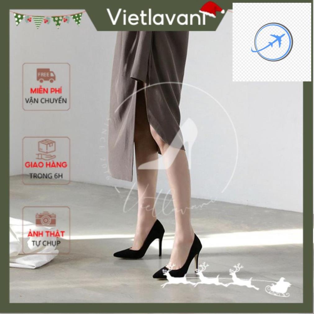 Giày da lộn siêu sang quý phái cao 7 cm thương hiệu Vietvalani C44