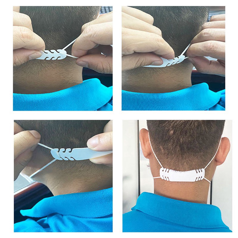 [Hàng mới về] Bộ 5 móc cài đeo khẩu trang điều chỉnh được chống đau tai tiện lợi