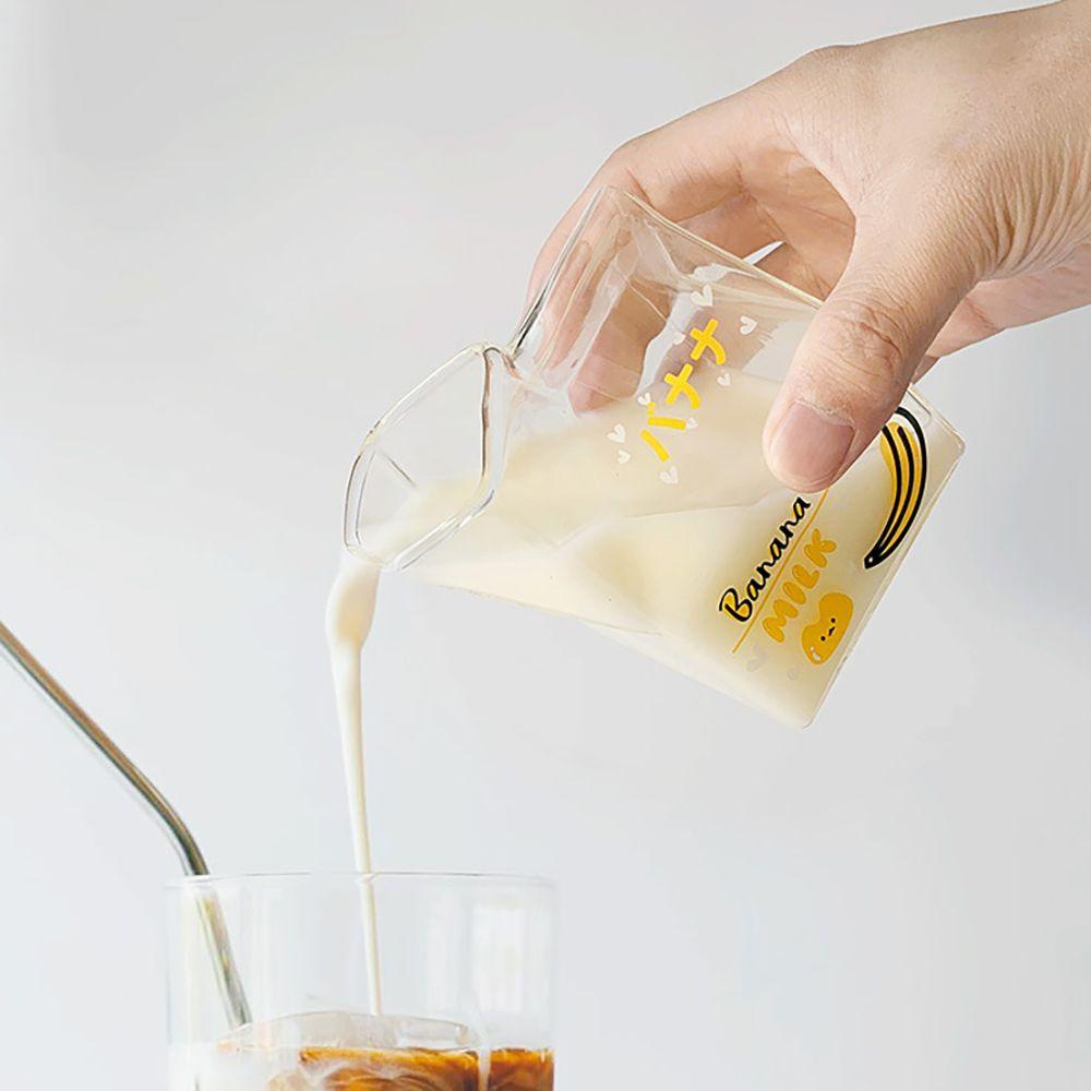 1 Bình Thủy Tinh Chịu Nhiệt Dung Tích 380ml In Họa Tiết Dễ Thương Tiện Dụng Cho Nhà Bếp
