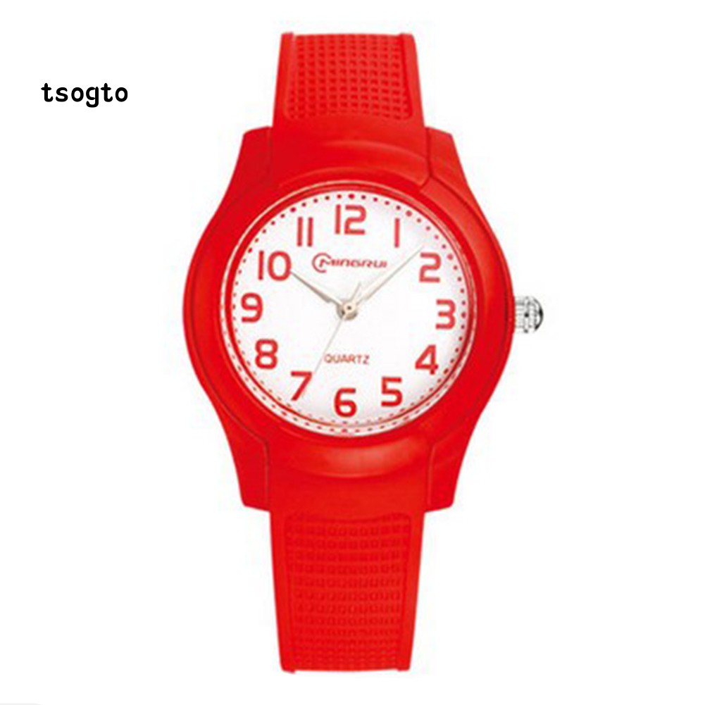 Đồng Hồ Đeo Tay Dây Silicon Mềm Chống Nước Cho Bé