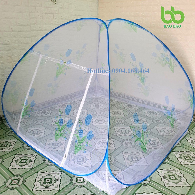 Mùng tự bung cao cấp 1m6 (1 cửa) Bảo Bảo