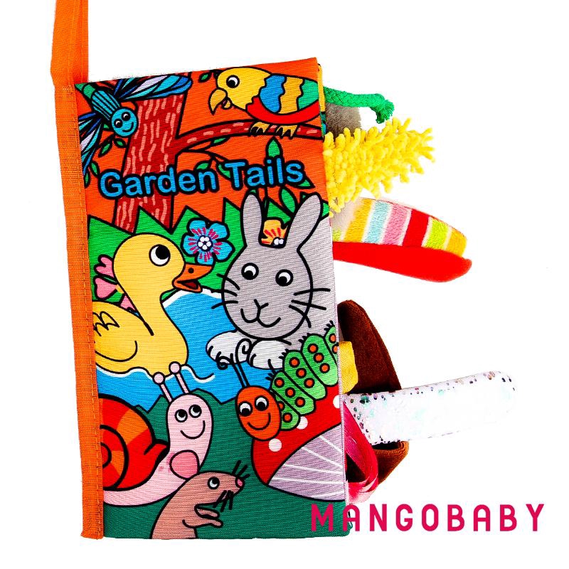 MG-Baby three-dimensional animal tail cloth book multi-touch English soft book