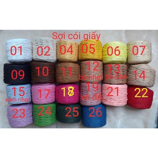 Sợi cói giấy cuộn sẵng