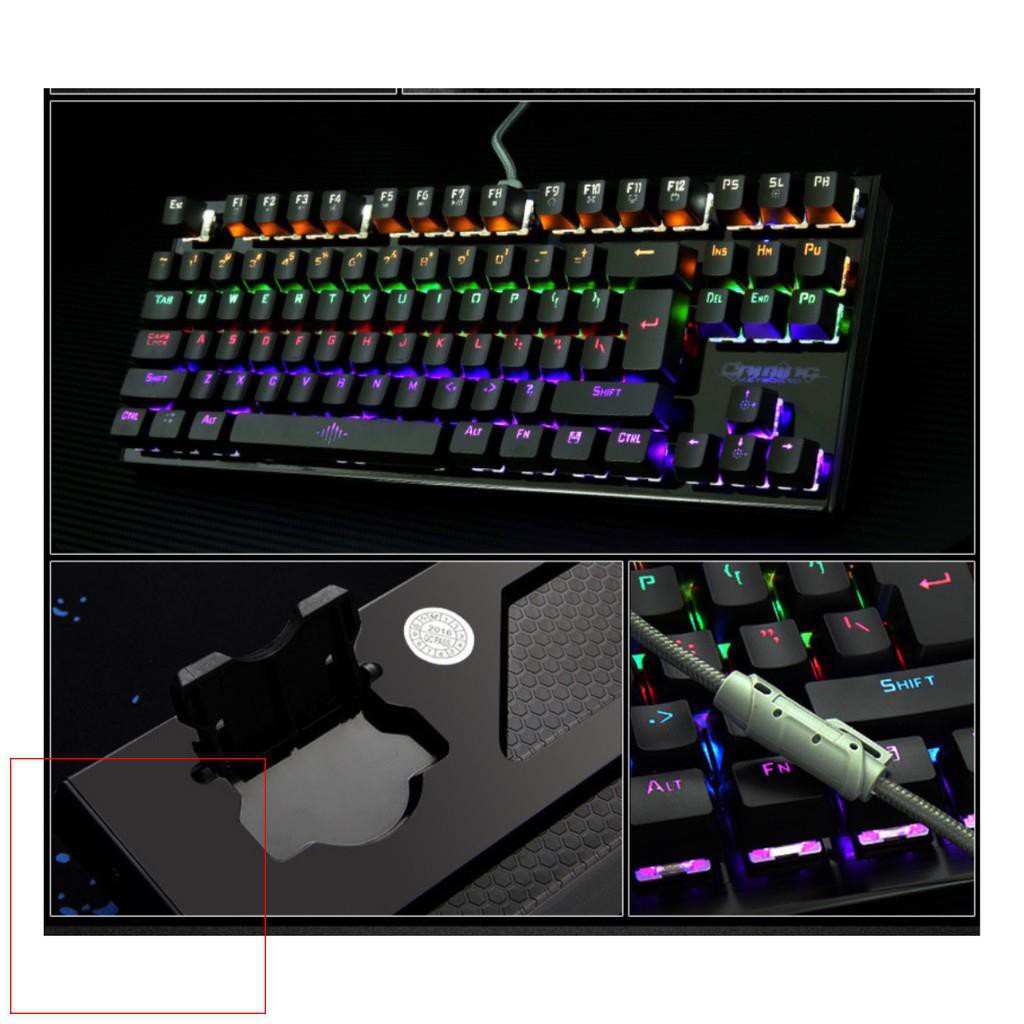 Keyboard Bàn Phím Chuột Máy Tính, Bàn Phím Cơ K28 Pro 10 Chế Độ Led Chơi Game Siêu Đỉnh, Hàng Chính Hãng