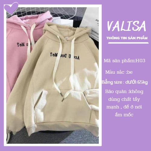 Áo hoodie nam nữ dày form rộng có mũ hàn quốc giá rẻ ARE U DOU ME ? H03 | BigBuy360 - bigbuy360.vn
