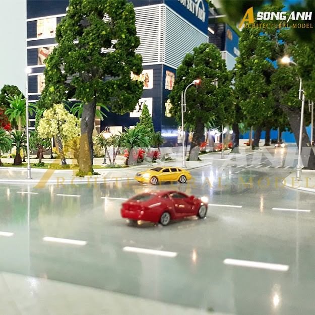 Mô hình đèn đường mini - Phụ liệu làm mô hình kiến trúc