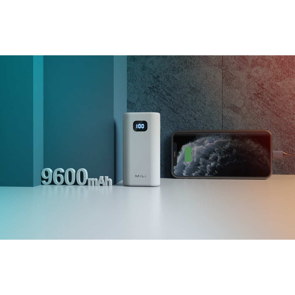Sạc dự phòng MiLi Power Mini 9,600mAh - HB-M09
