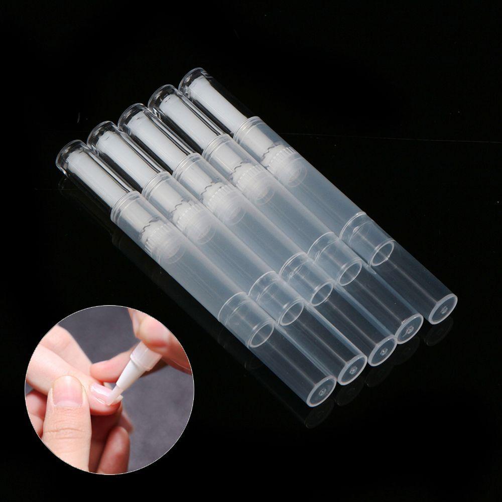 Bộ 5 Lọ Rỗng Trong Suốt 3ml Đựng Dung Dịch Nuôi Dưỡng Làm Mềm Lông Mi / Lông Mi