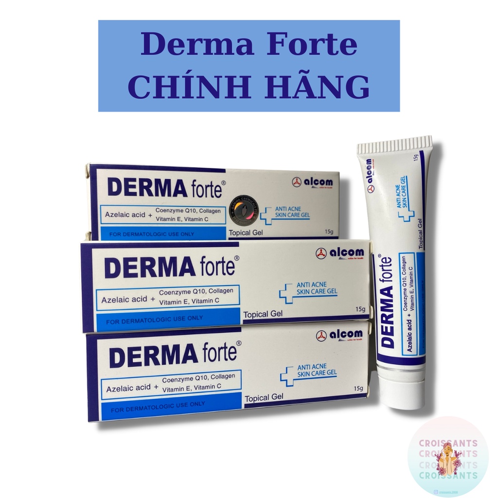 [CHÍNH HÃNG] Derma Forte Gel 15g - Giảm Mụn Trứng Cá, Ngừa Thâm, Mờ Sẹo, Dưỡng Da | BigBuy360 - bigbuy360.vn
