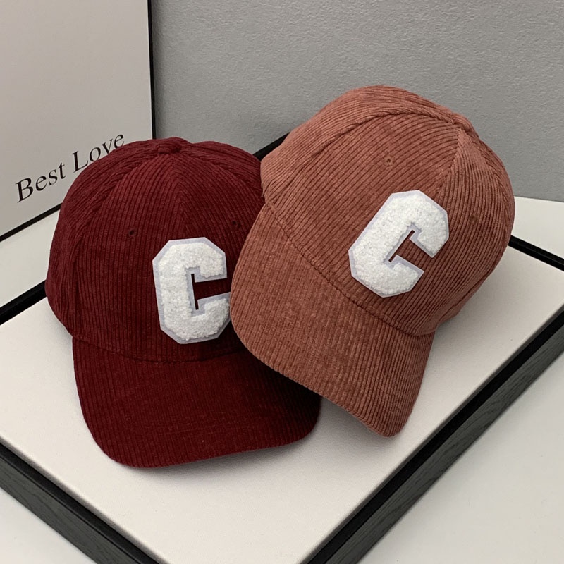 Mũ lưỡi trai thêu chữ theo phong cách Hàn Quốc thời trang