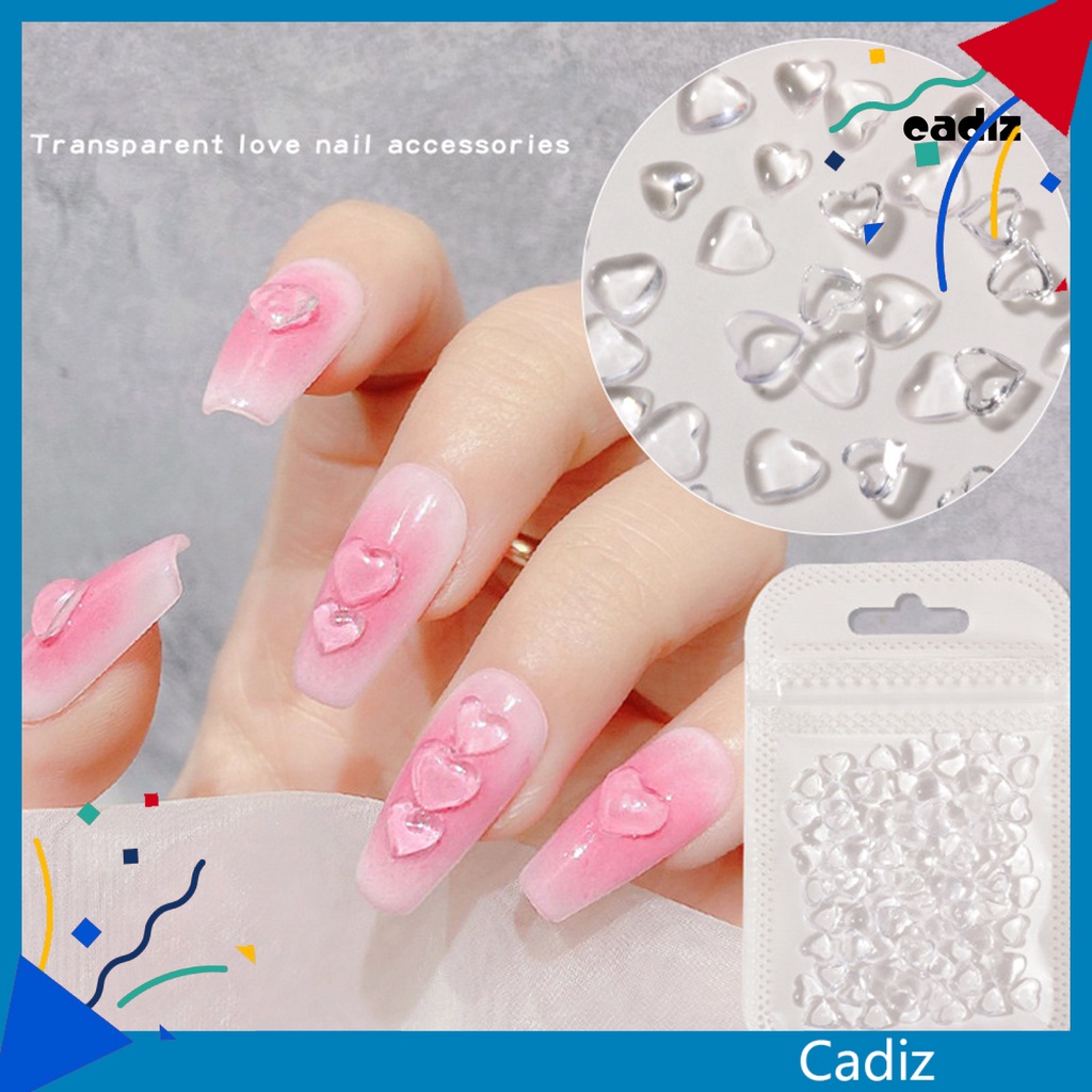 Set 100 Phụ Kiện Trang Trí Móng Tay 3D Xinh Xắn