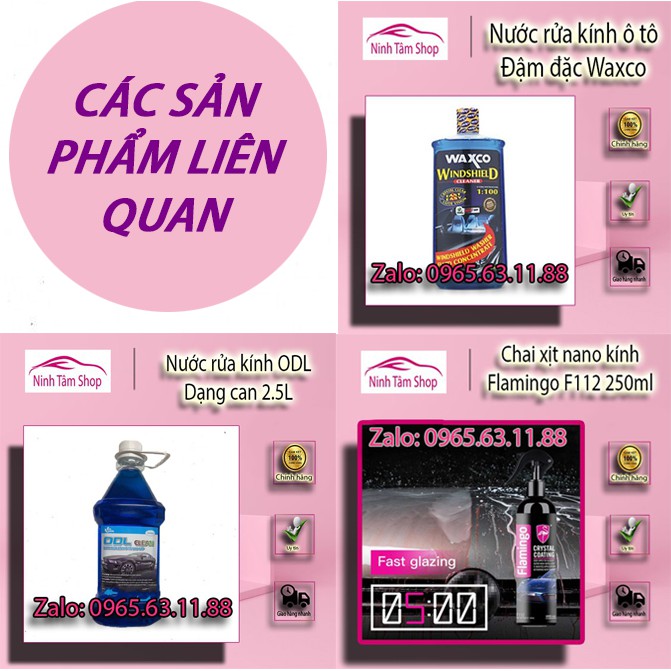 Viên Sủi Rửa Kính Xe Hơi Ô Tô Pha Với 4L Nước