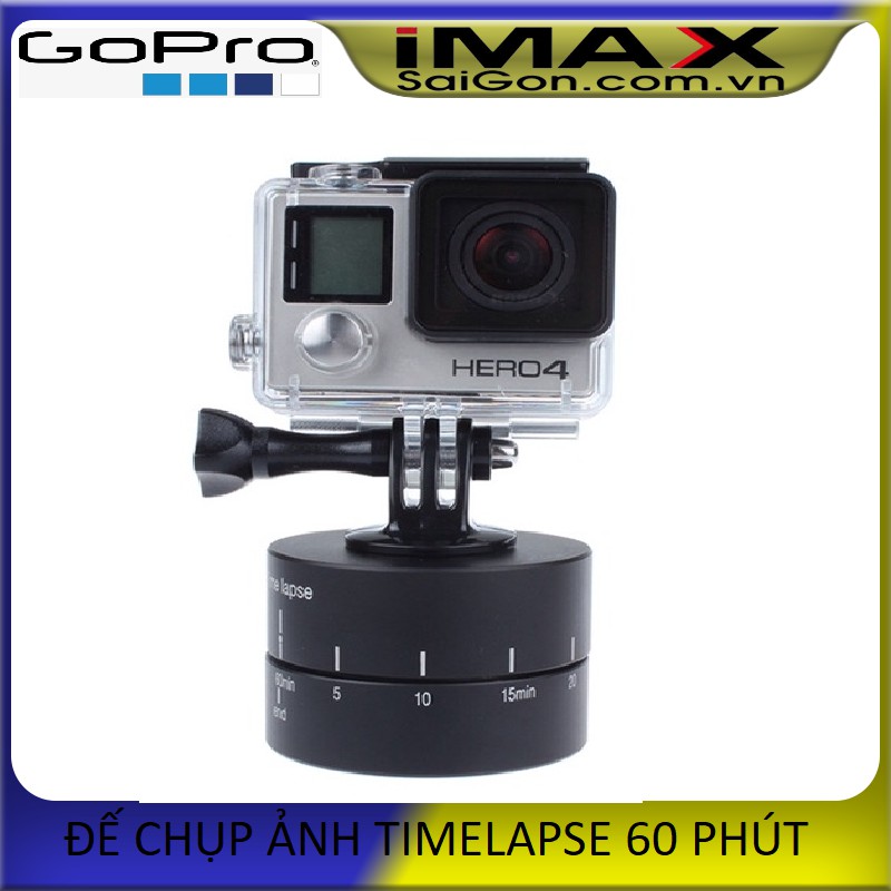 ĐẾ CHỤP ẢNH TIMELAPSE 60 PHÚT QUAY 360 ĐỘ CHO GOPRO, SJCAM, XIAOMI, ĐIỆN THOẠI...