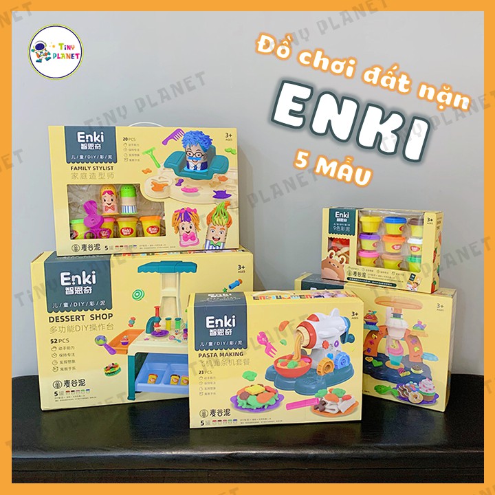 Set đồ chơi đất nặn ENKI (5 mẫu - kèm đất)