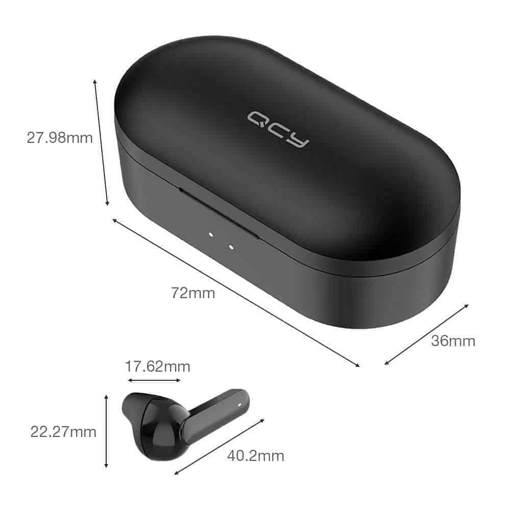 Tai Nghe Bluetooth Không Dây QCY T3/Bluetooth Truewireless QCY T3 Chính Hãng