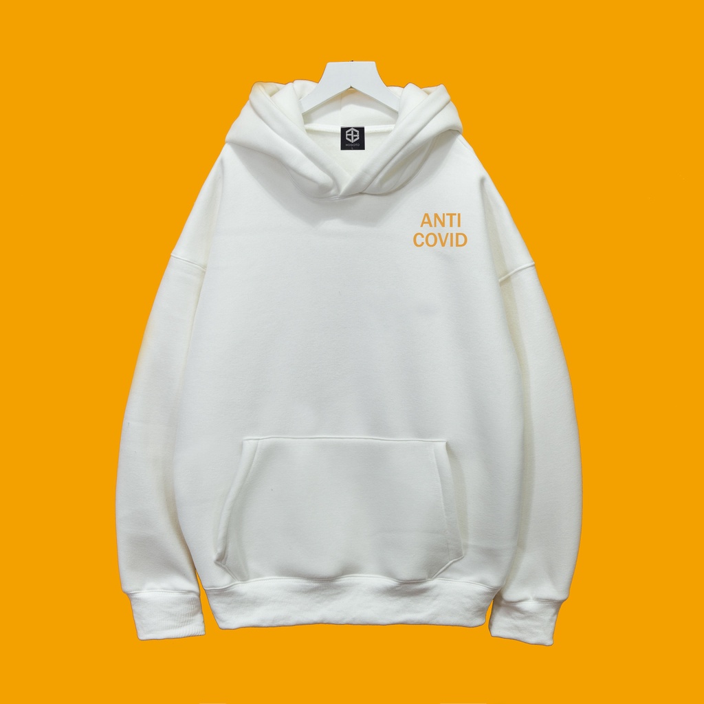 Áo Nỉ Hoodie ANTI COVID  Dogo Store , áo hoodie nam nữ nỉ bông cotton