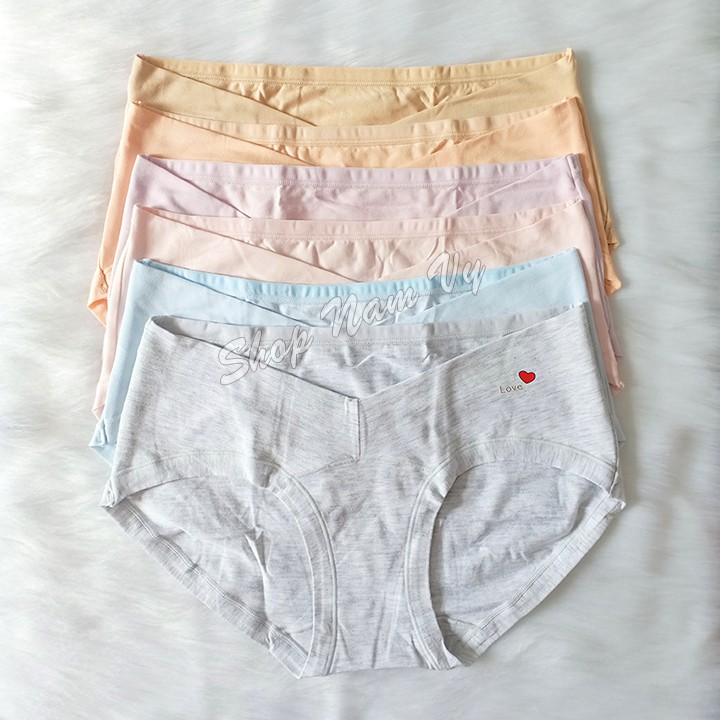Quần lót bầu LOVE cotton mềm mại, đẹp, mát