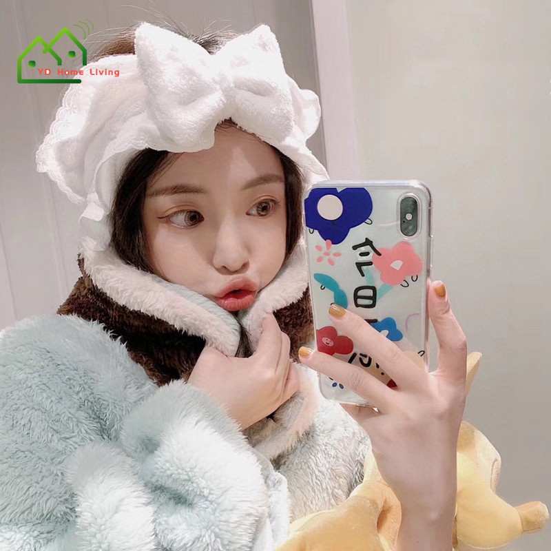 Băng Đô Nơ Phối Ren Thiết Kế Xinh Xắn Cho Nữ