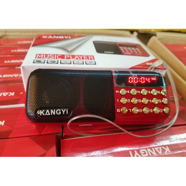 Máy nghe nhạc thẻ nhớ, USB, nghe kinh phật, nghe đài FM KANGYI B866- Hàng Cao Cấp