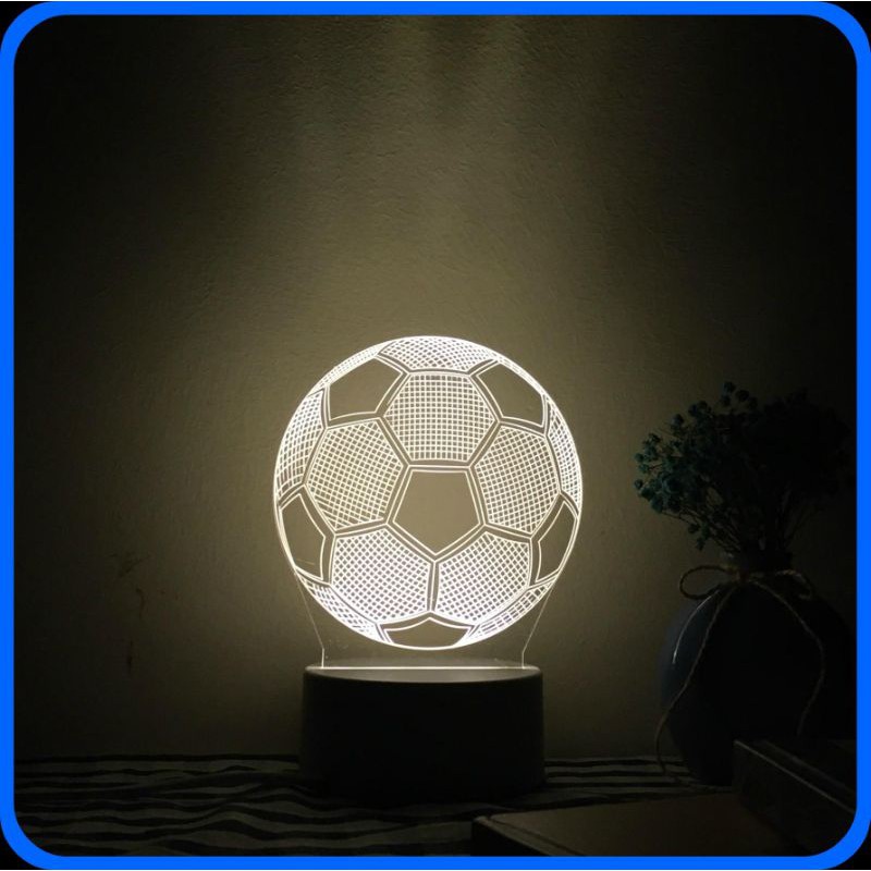 Đèn ngủ 3d Football Club cực độc đáo - Đèn trang trí phòng ngủ, phòng làm việc đẹp giá rẻ