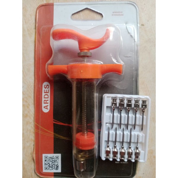 Xi lanh mê ka 20ml kèm 5 kim inox