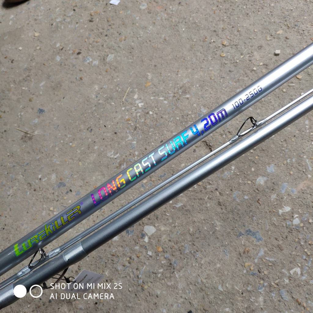Cần câu cá 3 Khúc Longcast 420BX khoen bass fuji