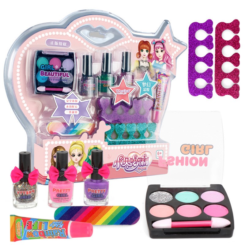 Bộ đồ chơi sơn móng tay-Phụ kiện làm móng nails cho bé gái-Giúp bé rèn sự khéo léo của tay và tăng trí tưởng tượng