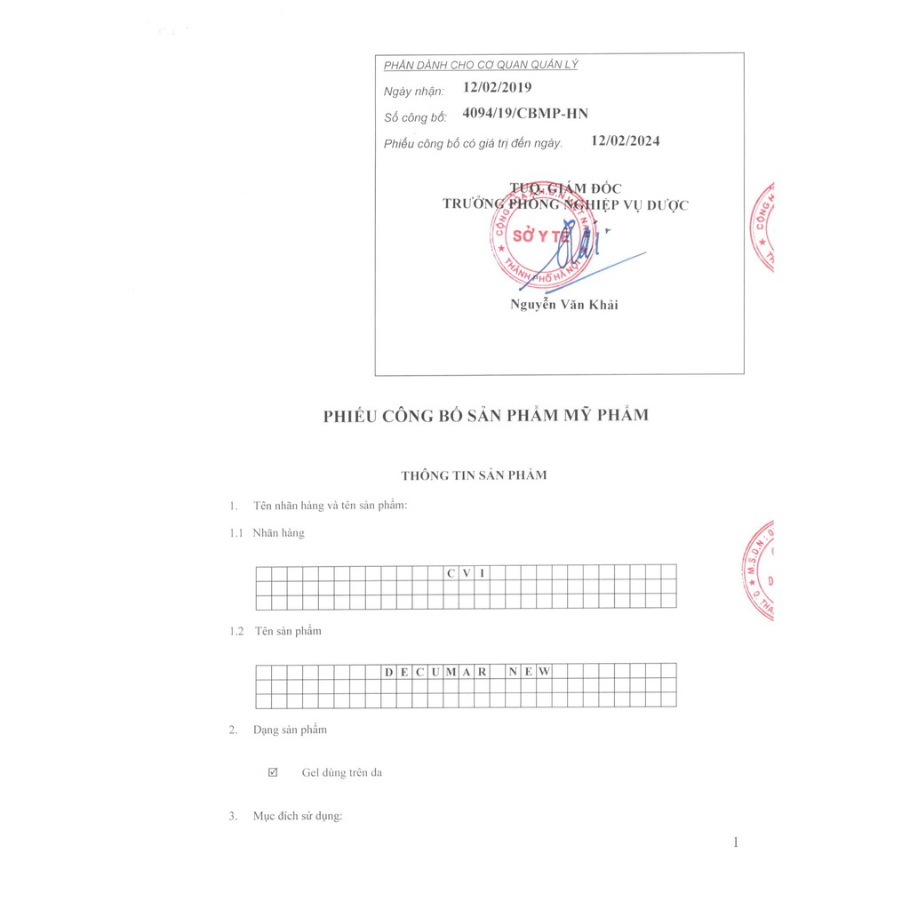 Gel nghệ bôi mụn Decumar New 20g - 3000354 | BigBuy360 - bigbuy360.vn