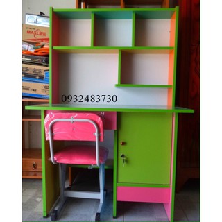 Bộ bàn học sinh 80cm giá rẻ màu hồng
