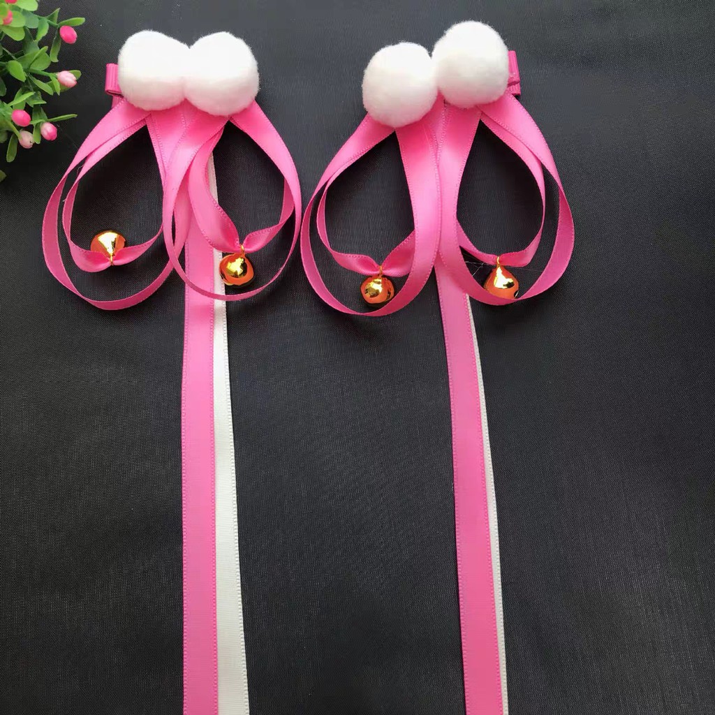 Kẹp tóc cổ trang dải ruy băng dài