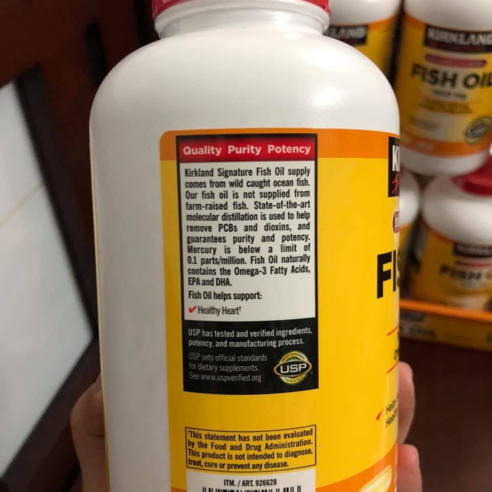 ❤ [Date 10/2023] Kirkland FIS OIL 400 viên Mỹ | BigBuy360 - bigbuy360.vn