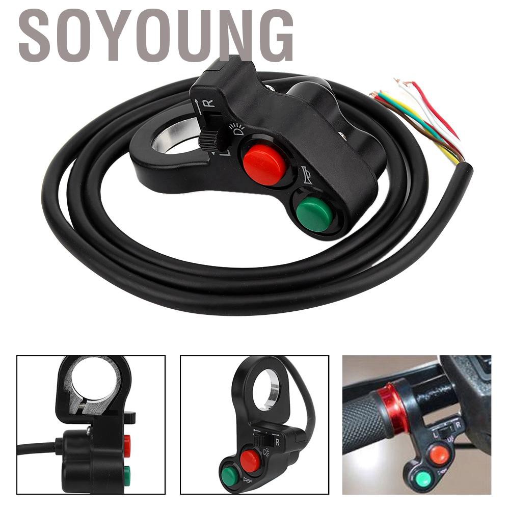 Bộ Công Tắc Đèn Tín Hiệu Cho Xe Máy 7 / 8 &quot;3 Trong 1