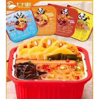 Lẩu tự sôi đủ loại cay và không cay