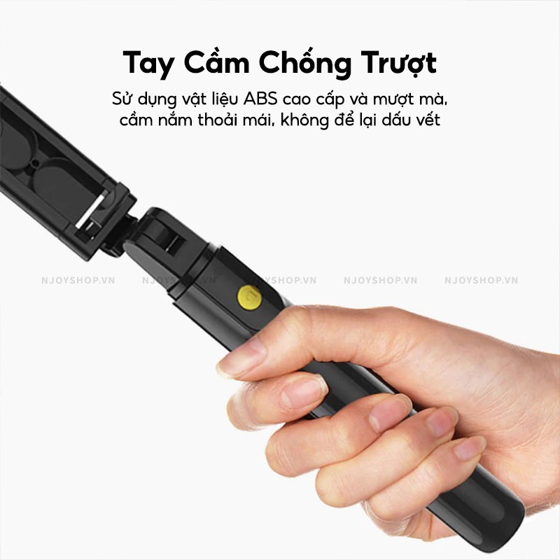 Gậy Tự Sướng Bluetooth K07 Dài 72cm Chống Rung Lắc Hỗ Trợ Chụp Ảnh Selfie Quay Phim Tiktok Livestream Tripod Njoyshop