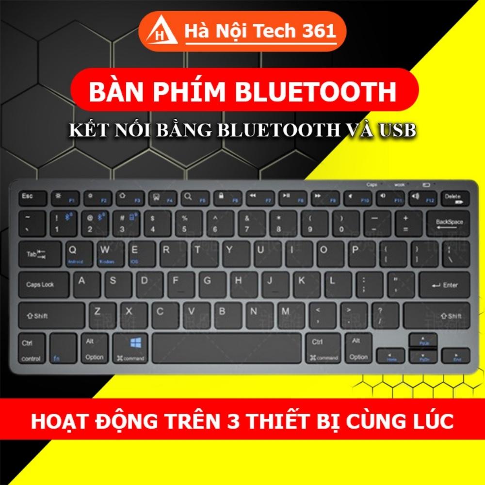 Bàn phím bluetooth không dây sử dụng được cho các thiết bị điện thoại, ipad, máy tính-KB01