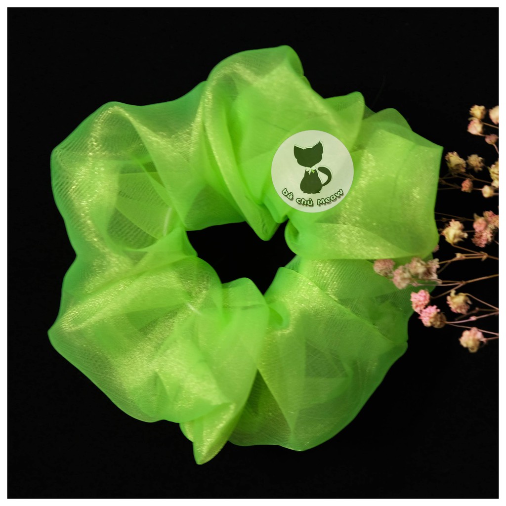 Dây cột tóc - Đồ cột tóc phong cách Vintage - Scrunchies dễ thương